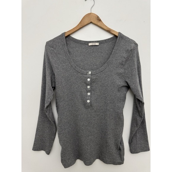 AYR Sweaters - AYR 'The Exec' Ribbed Pima Cotton Sz XL Petite Classic Chic Preppy Soft Lounge